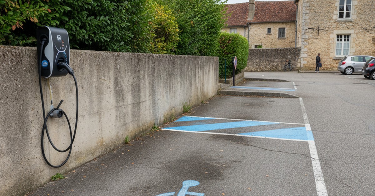 Borne accessible PMR à La Rochelle