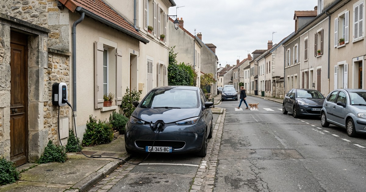 Installation de borne de recharge à Angoulins