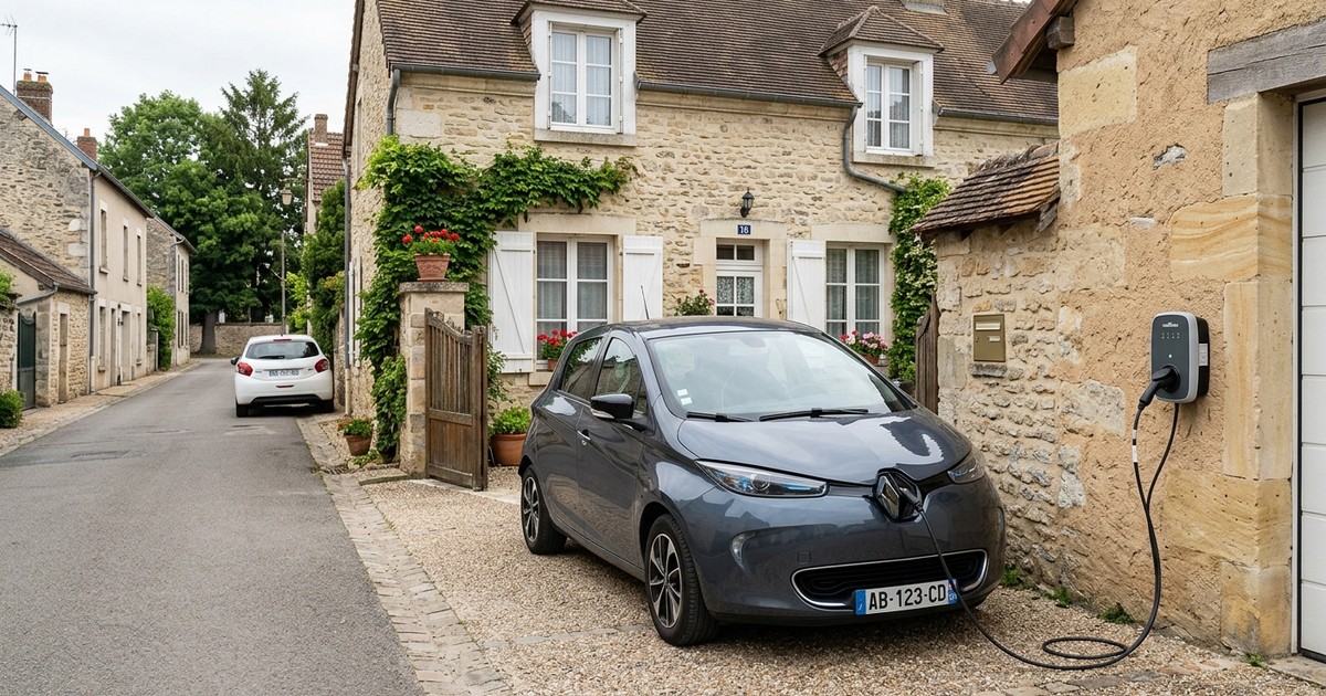 Installation de borne de recharge à Aytré