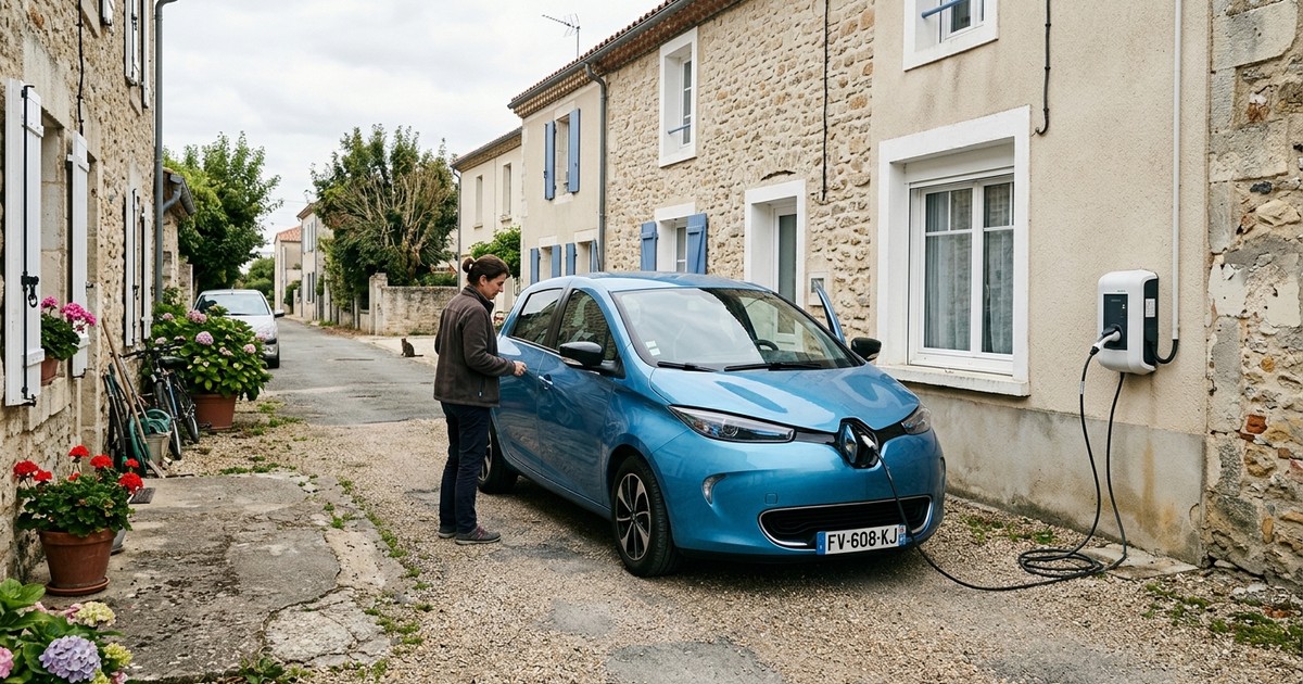 Installation de borne de recharge à Esnandes