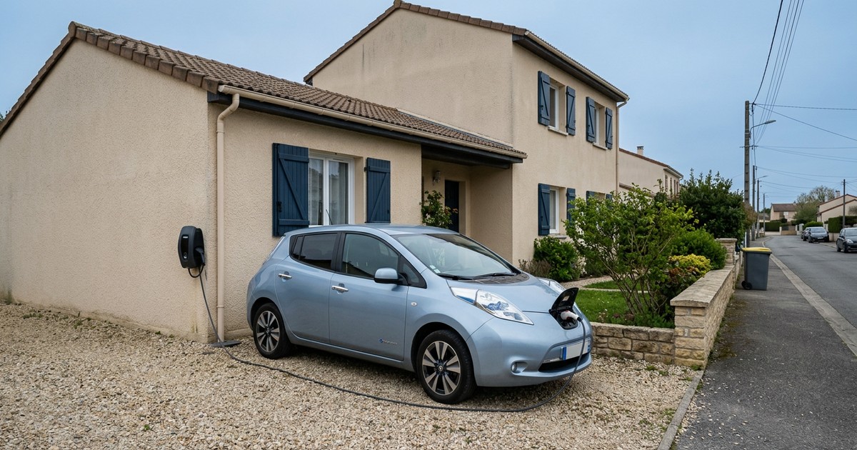 Installation de borne de recharge à La Jarne