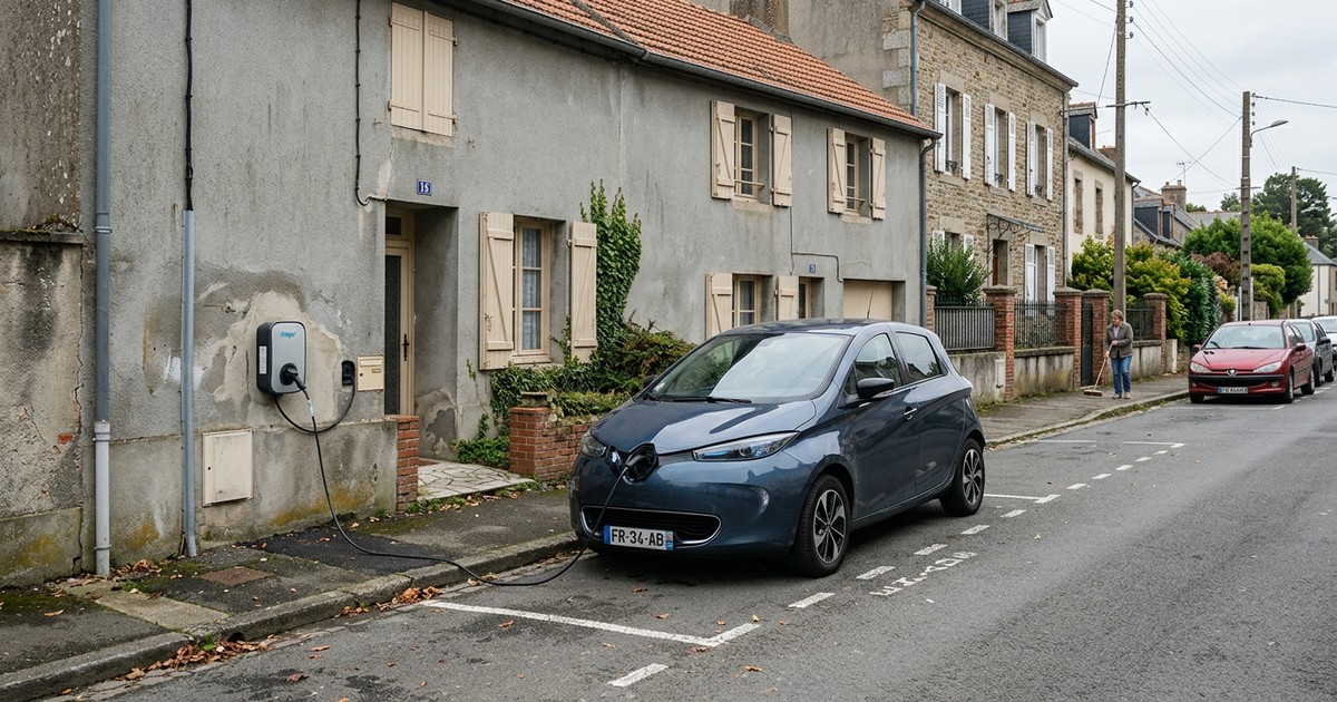 Installation de borne de recharge à Périgny
