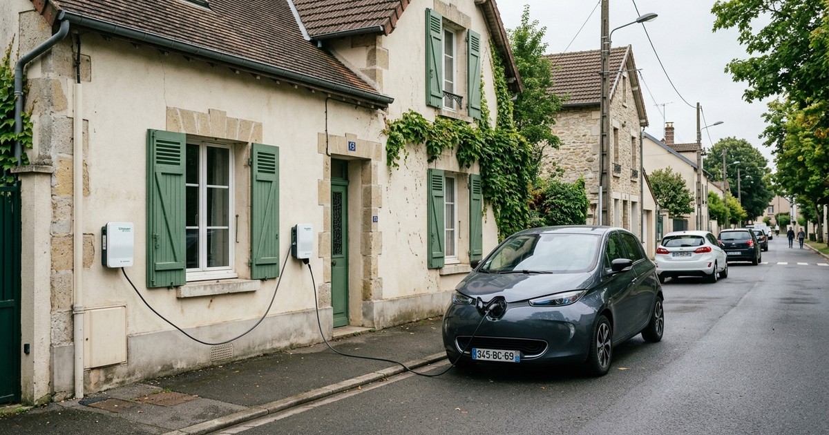 Installation de borne de recharge à Rivedoux-Plage