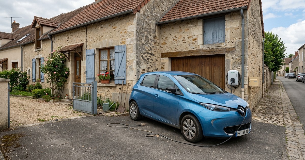 Installation de borne de recharge à Yves