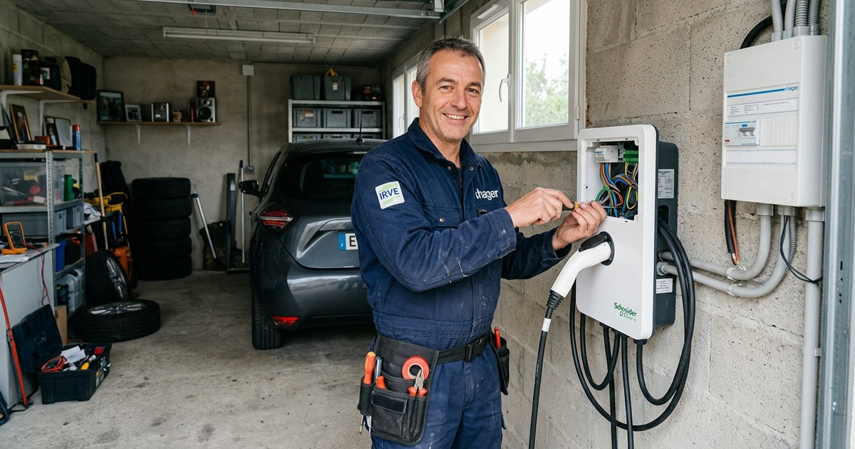 Installateur de borne de recharge à La Rochelle certifié IRVE